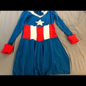 Lady Captin America Costume